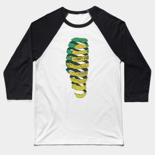 Midlife Crisis Ribbon Face Baseball T-Shirt